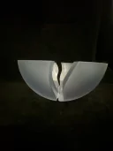 Stíny luny - pískovaná lepená mísa