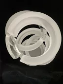 Vnitřní rovnováha - lepená broušená plastika