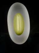 Zelená oliva - masivní hutní broušená mísa