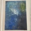 Tři měsíce - obraz akryl na plátně