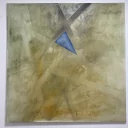 Geometrie snu - obraz olej na plátně 120x120cm