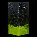 Zelená harmonie - broušená skleněná plastika