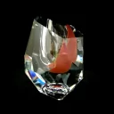 Ohnivý diamant - broušená váza