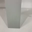 Mezi kruhy - broušená skleněná lepená plastika mat