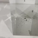 Yellow - skleněná broušená lepená plastika