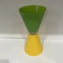 Váza zeleno žlutá