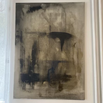 Stínová brána - obraz olej na plátně