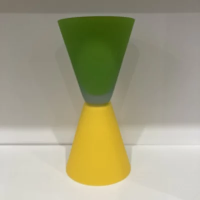 Váza zeleno žlutá